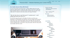 Desktop Screenshot of personalseoblog.com